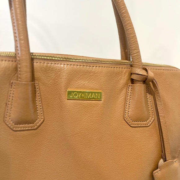 Joy and Iman Best Friend LeatherTote Satchel - Picture 4 of 11